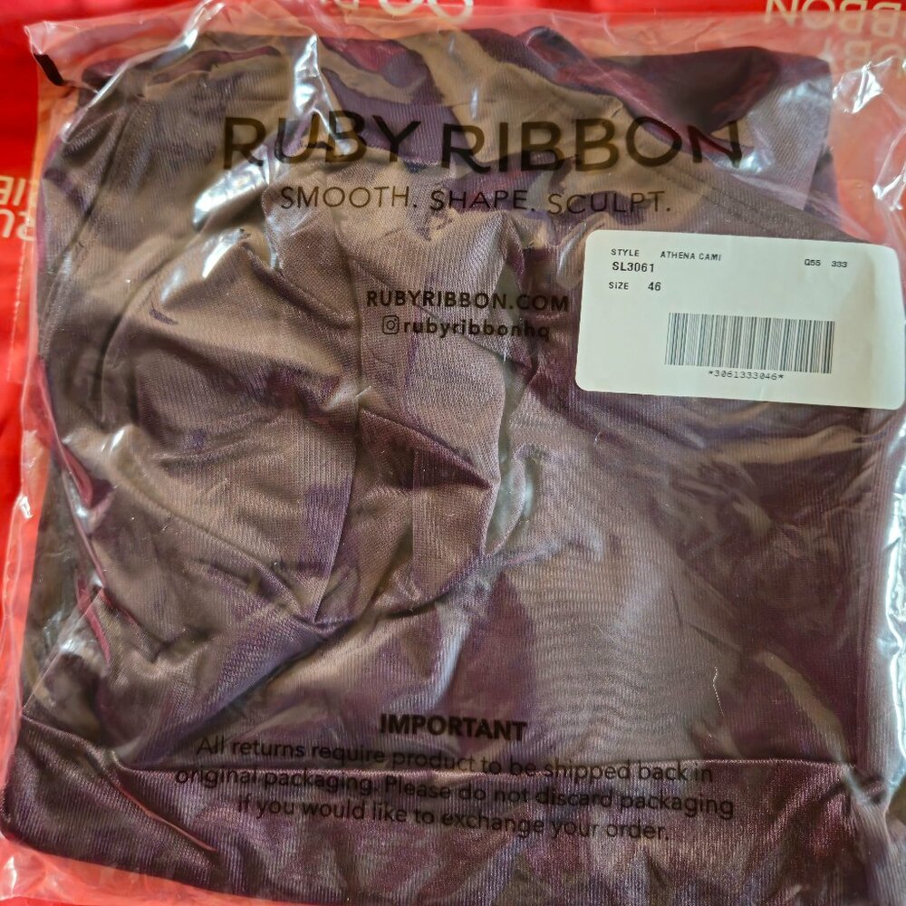Ruby Ribbon Deep Wine Athena Cami - BNNU.  (In original packaging)
